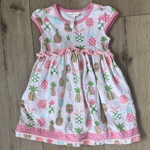Matilda Jane Pink and Green Pineapple Dress